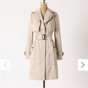 Cartonnier Glowing Horizons Trench Cream Size 4